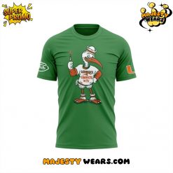 Miami Hurricanes Catholics vs Convicts Game 2025 Special Green T-Shirt