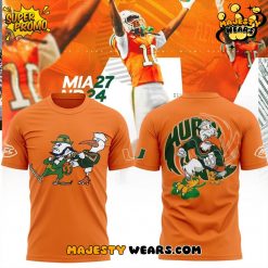 Miami Hurricanes Catholics vs Convicts Game 2025 Special Orange T-Shirt