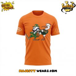 Miami Hurricanes Catholics vs Convicts Game 2025 Special Orange T-Shirt