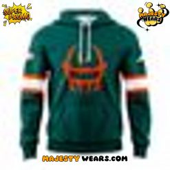 Miami Hurricanes Helmet Pregame Special Hoodie