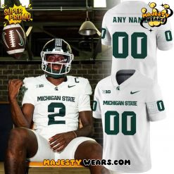 Michigan State Spartans ‘White Out’ Custom Football Jersey