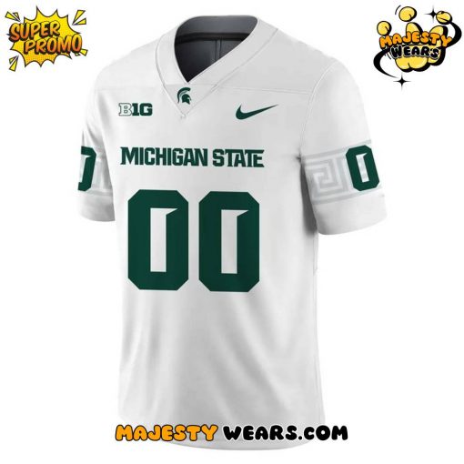 Michigan State Spartans ‘White Out’ Custom Football Jersey