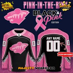 Minnesota Wild Pink in the Rink 2025 Custom Hockey Jersey
