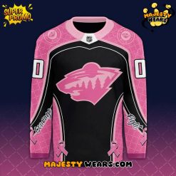 Minnesota Wild Pink in the Rink 2025 Custom Hockey Jersey