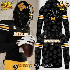 Missouri Tigers Dark Mode Mizzou Wordmark Uniform Special Hoodie