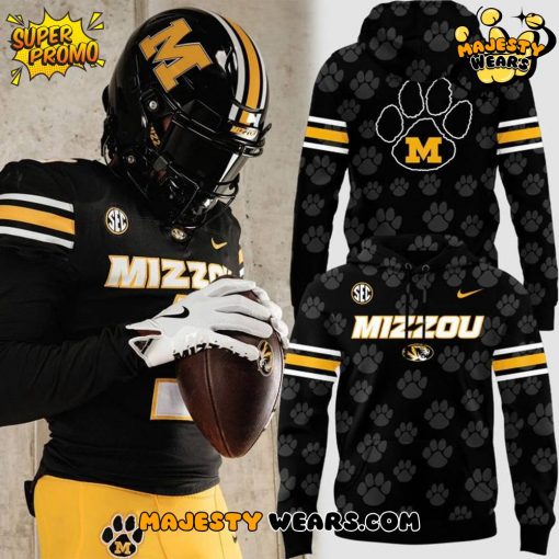 Missouri Tigers Dark Mode Mizzou Wordmark Uniform Special Hoodie