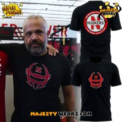 Nebraska Cornhuskers Coach Matt Rhule Helmet Special Black Tee