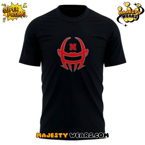 Nebraska Cornhuskers Coach Matt Rhule Helmet Special Black Tee