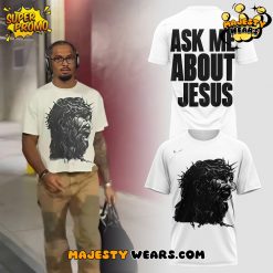 Ohio State Buckeyes ASK ME ABOUT JESUS Special White Tee