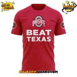Ohio State Buckeyes “Beat Texas” Special Red T-Shirt