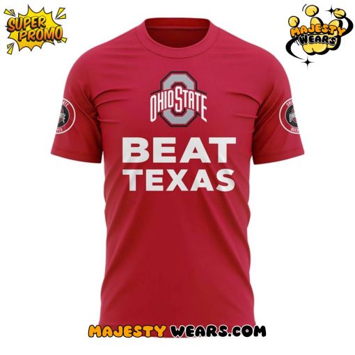 Ohio State Buckeyes “Beat Texas” Special Red T-Shirt