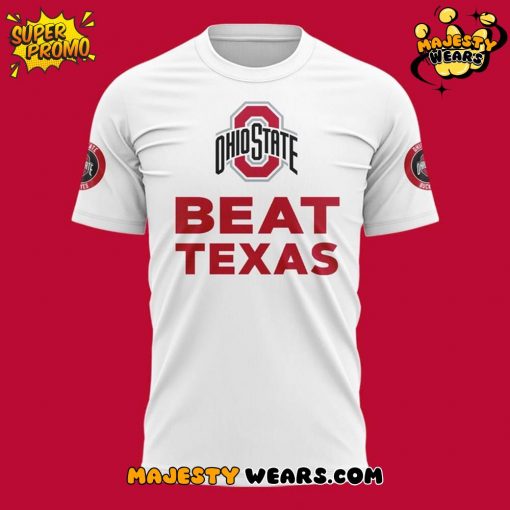 Ohio State Buckeyes “Beat Texas” Special White T-Shirt