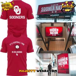 Oklahoma Sooners It’s Football Time In Oklahoma Red T-Shirt