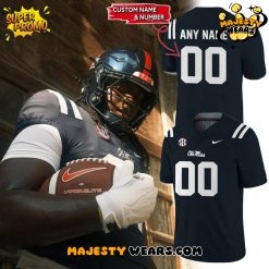 Ole Miss Rebels ‘Dark Mode’ Gameday Custom Football Jersey