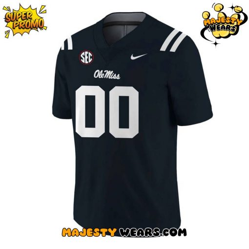 Ole Miss Rebels ‘Dark Mode’ Gameday Custom Football Jersey