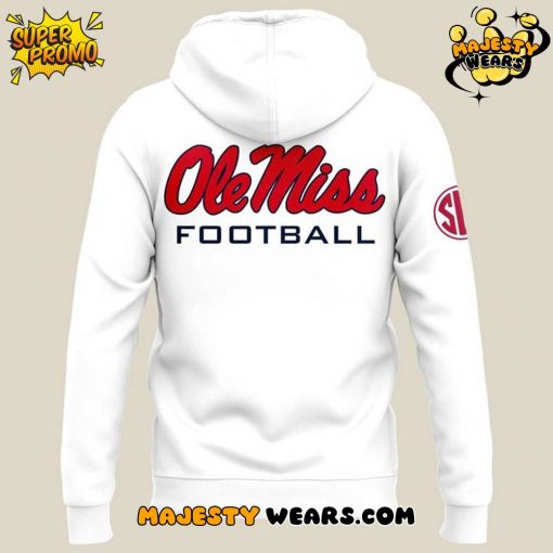 Ole Miss Rebels JESUS WON Special White Hoodie