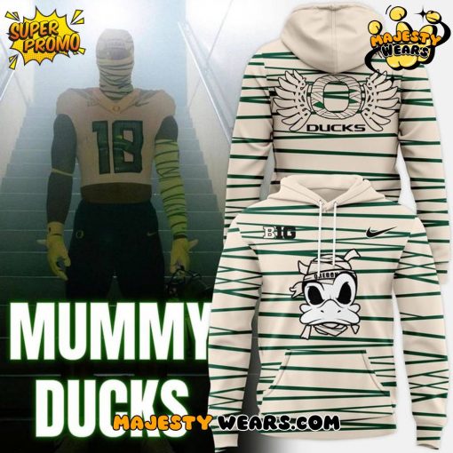 Oregon Ducks Cream ”Mummy Ducks” 2025 Special Hoodie