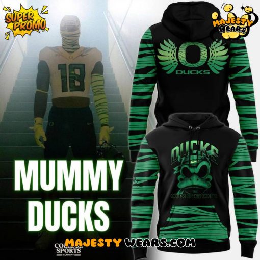 Oregon Ducks Green ”Mummy Ducks” 2025 Special Hoodie