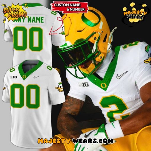 Oregon Ducks “High Voltage” Uniform Custom Football Jersey