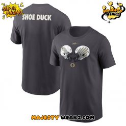 Oregon Ducks Shoe Duck Game Anthracite Special T-Shirt