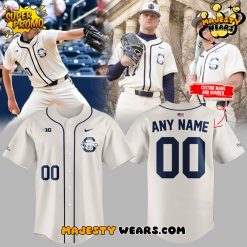 Penn State Nittany Lions Special New Cream Baseball Jersey