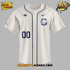 Penn State Nittany Lions Special New Cream Baseball Jersey