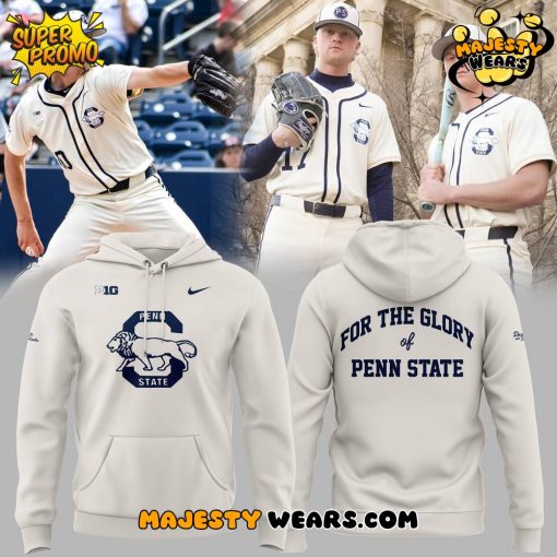 Penn State Nittany Lions Special New Cream “For The Glory” Hoodie