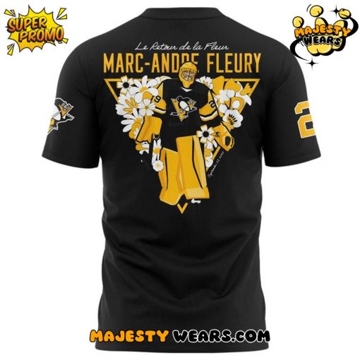 Pittsburgh Penguins Black Marc-Andre Fleury Special T-Shirt