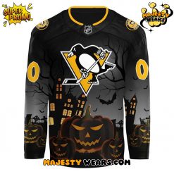 Pittsburgh Penguins x 2025 Halloween Night Custom Hockey Jersey