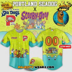 Portland Sea Dogs x Scooby-Doo Custom Baseball Jersey