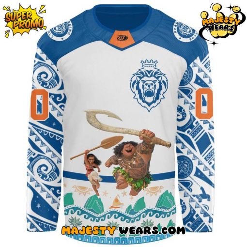 Reading Royals x Moana and Maui Custom Hockey Jersey