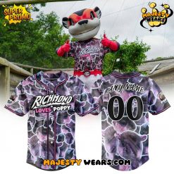 Richmond Flying Squirrels x Poppy Custom Baseball Jersey