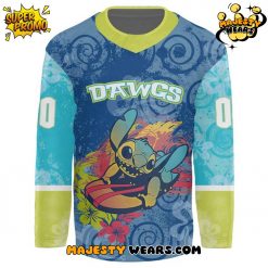 Roanoke Rail Yard Dawgs x Lilo & Stitch Night 2025 Custom Hockey Jersey
