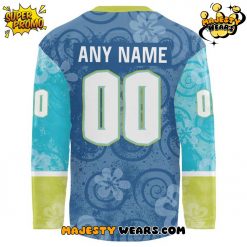 Roanoke Rail Yard Dawgs x Lilo Stitch Night 2025 Custom Hockey Jersey