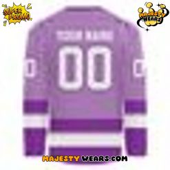 Roanoke Rail Yard Dawgs x Stick it to Cancer Custom Hockey Jersey