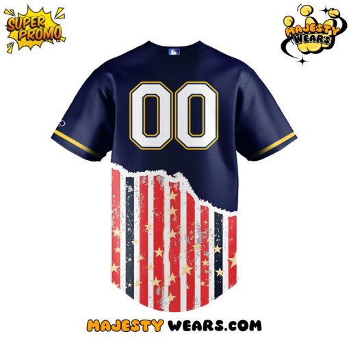 Rocket City Trash Panda 2025 Patriotic Night Custom Baseball Jersey
