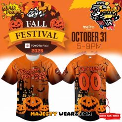 Rocket City Trash Pandas 2025 Fall Festival Custom Baseball Jersey