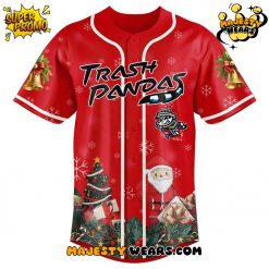 Rocket City Trash Pandas Christmas Light Night Custom Baseball Jersey