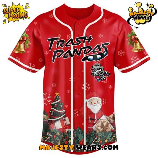 Rocket City Trash Pandas Christmas Light Night Custom Baseball Jersey