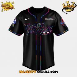 Rocket City Trash Pandas Crucial Catch Intercept Cancer 2025 Baseball Jersey