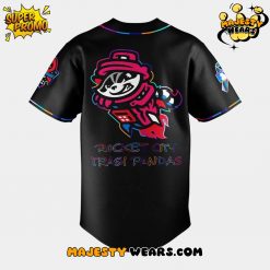 Rocket City Trash Pandas Crucial Catch Intercept Cancer 2025 Baseball Jersey