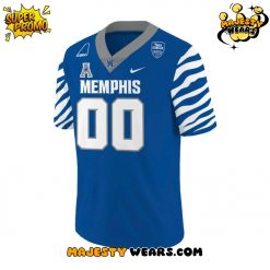 Royal Memphis Tigers Football Gameday Custom Football Jersey