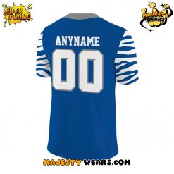 Royal Memphis Tigers Football Gameday Custom Football Jersey