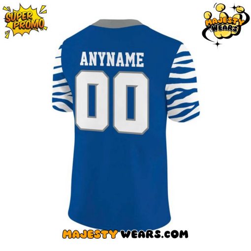 Royal Memphis Tigers Football Gameday Custom Football Jersey