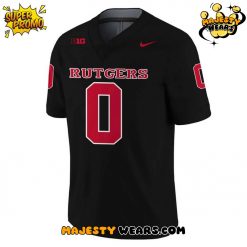 Rutgers Scarlet Knights Gameday Blackout Custom Football Jersey