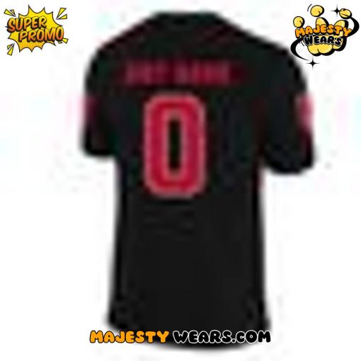 Rutgers Scarlet Knights Gameday Blackout Custom Football Jersey