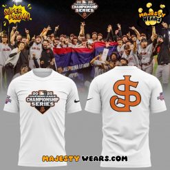 San Jose Giants California League 2025 Champions Series White Tee