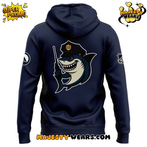 San Jose Sharks 2025 First Responders Night Special Hoodie