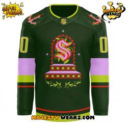 Seattle Kraken 2025 Hispanic Heritage Night Custom Hockey Jersey