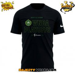 Seattle Storm 2025 WNBA Playoffs Special Black T-Shirt